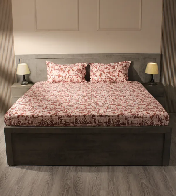 HCS_Living_Emperor_Collection_144_TC_Super_king_Size_Bedsheet_with_2_Pillow_Covers