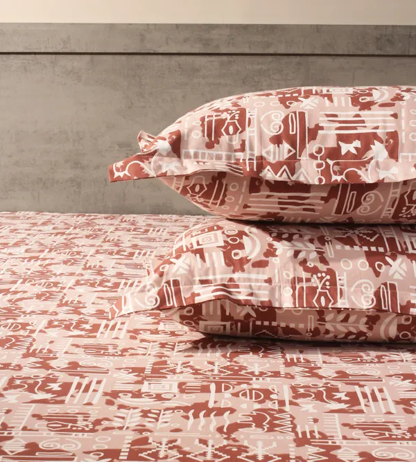 HCS_Living_Emperor_Collection_144_TC_Super_king_Size_Bedsheet_with_2_Pillow_Covers