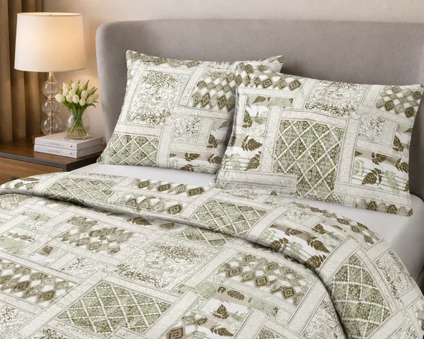 HCS_Living_Emperor_Collection_144_TC_Super_king_Size_Bedsheet_with_2_Pillow_Covers