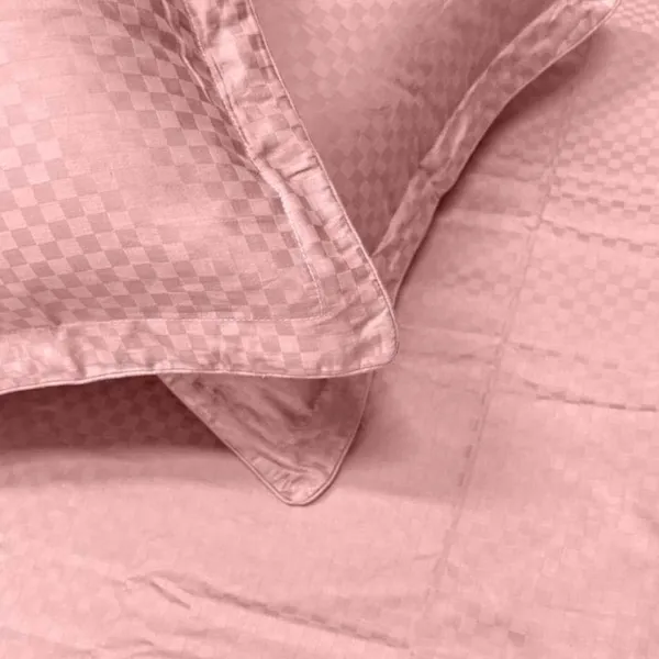 HCS_Living_Soft_Cotton_Jacquard_300TC_Checked_Super_King_Bed_Sheet_With_2_Pie_Pin_Pillow_Covers