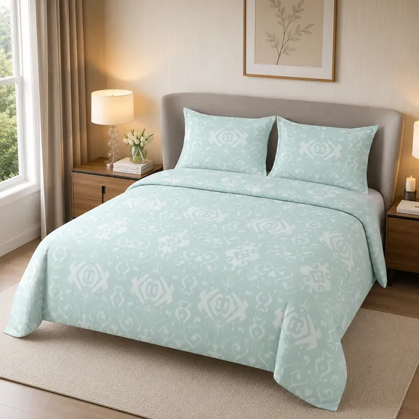 HCS_Living_Emperor_Collection_144_TC_Super_king_Size_Bedsheet_with_2_Pillow_Covers