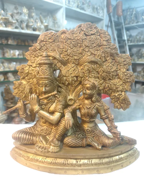 Brass_Radha_Krishna_Murti