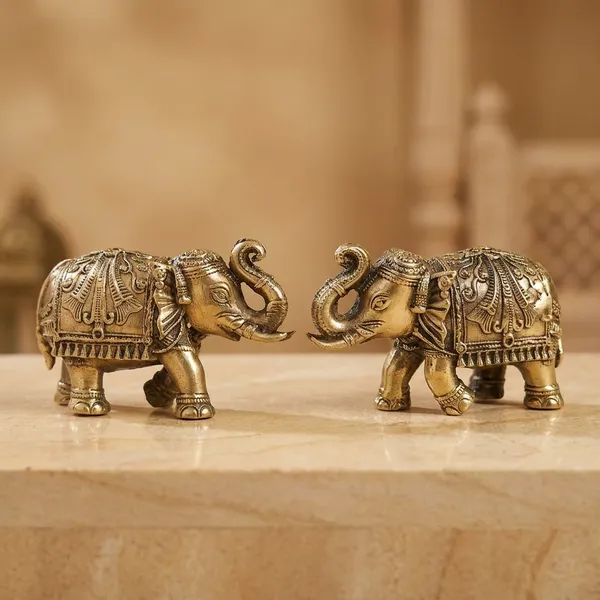 Brass_Ashth_Dhatu_Gaj_Laxmi_Pack_Of_2