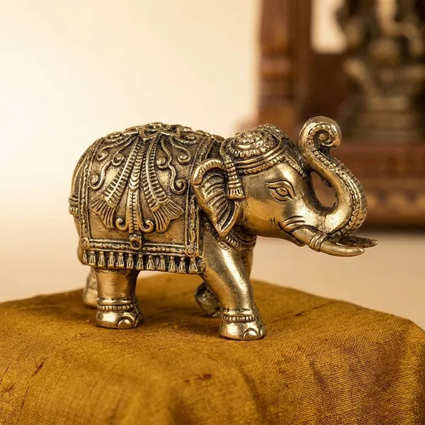 Brass_Ashth_Dhatu_Gaj_Laxmi_Pack_Of_2