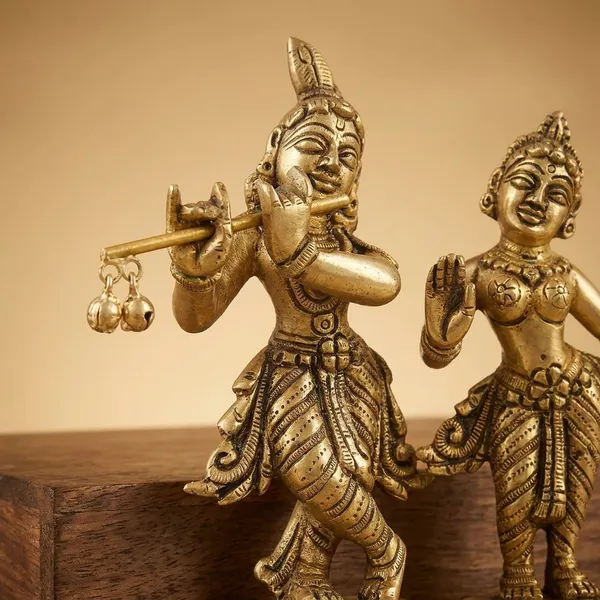 Brass_Radha_Krishna_Murti_Pack_Of_2