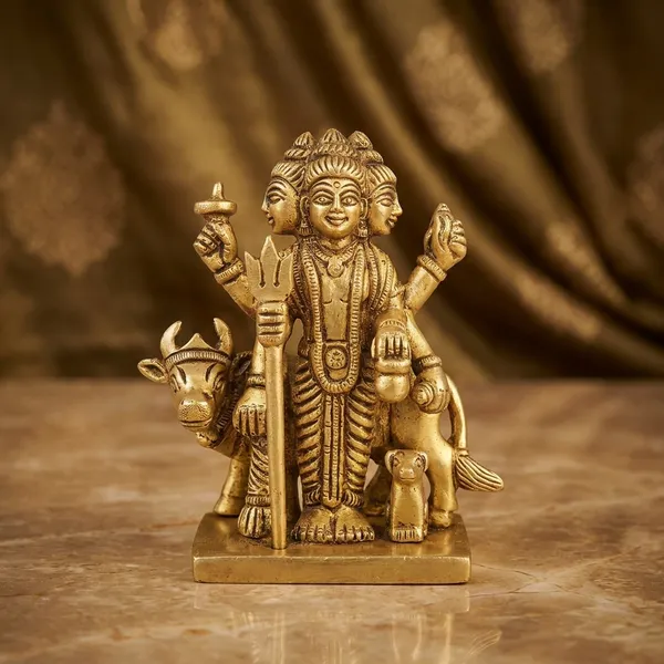 Brass_Dattatreya_Murti