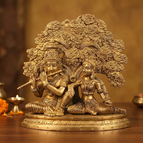 Brass_Radha_Krishna_Murti
