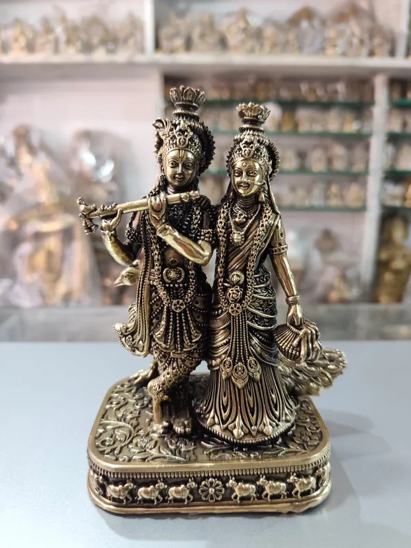 brass_radha_krishna_with_peacock