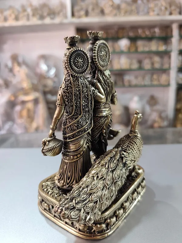 brass_radha_krishna_with_peacock