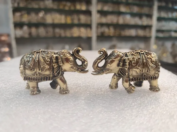 Brass_Ashth_Dhatu_Gaj_Laxmi_Pack_Of_2