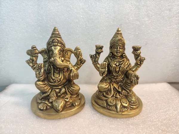 Brass_Ganesh_Laxmi_Murti_Pack_Of_2