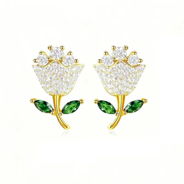 Gold_Plated_Rose_Stud