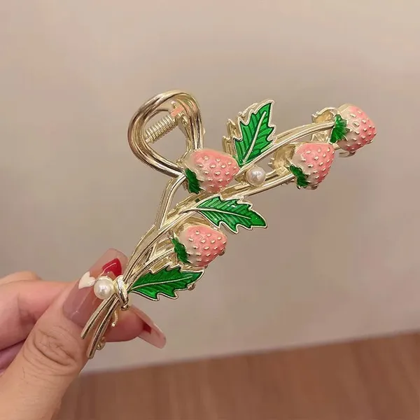 Large_Size_Tassel_Metal_Hair_Clip_-_Strawberry