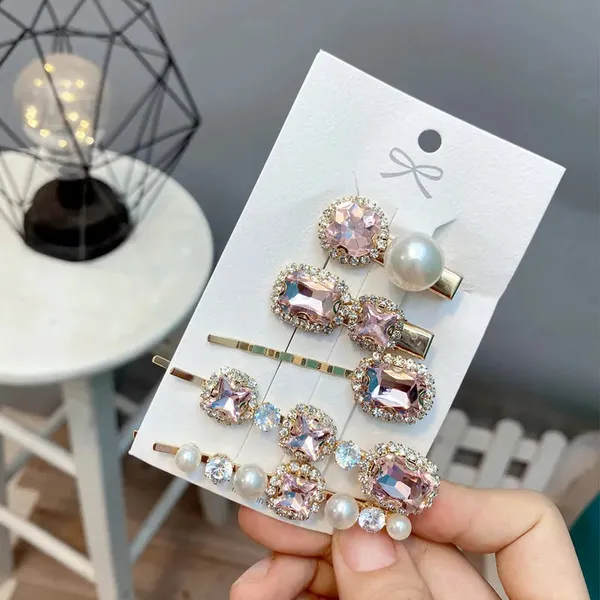 Bow_knot_diamond_metal_hair_clip_-Pink_Diamond