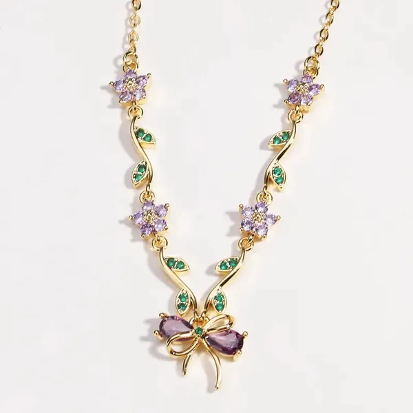 Chain_Necklace_-_Golden_Purple_Diamond