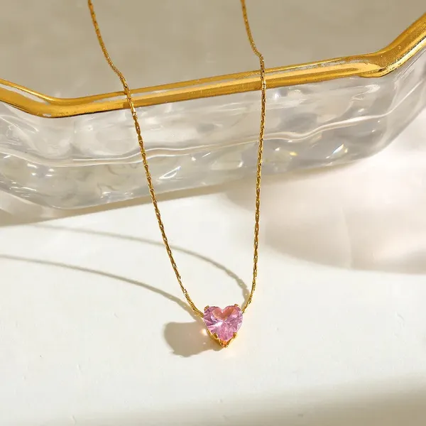Gold_Plated_Zircon_Heart_Pendant_-_Pink