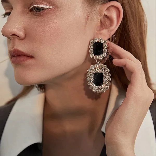 Black_Gemstones_Drop_Earring