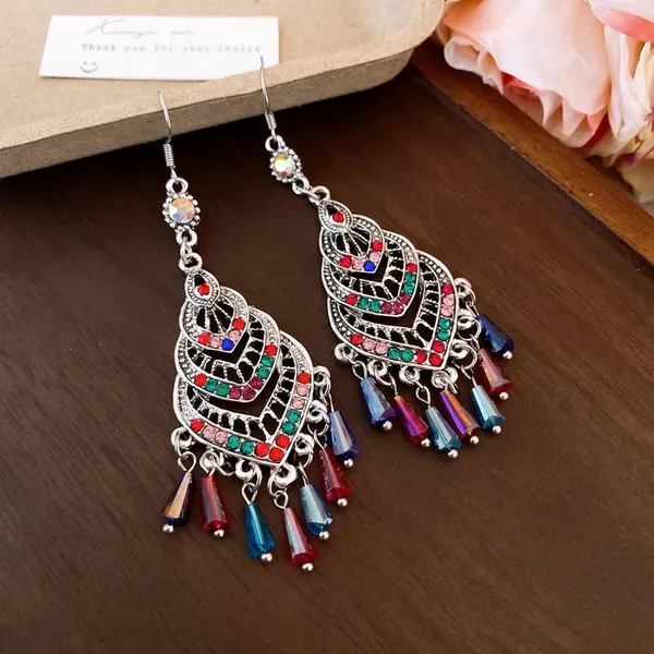 Retro_Ethnic_Tassel_Drop_Earrings_-_Multicolor