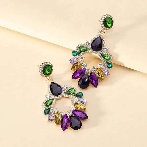Ethnic_Style_Earrings_-_Multicolor