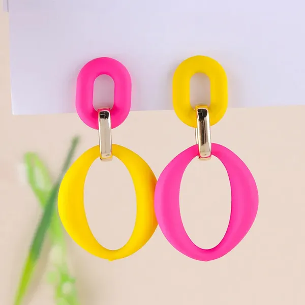 Contrast_Buckle_Earrings_-_Yellow_rose