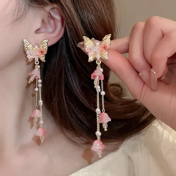 Flower_Butterfly_Drop_Earrings