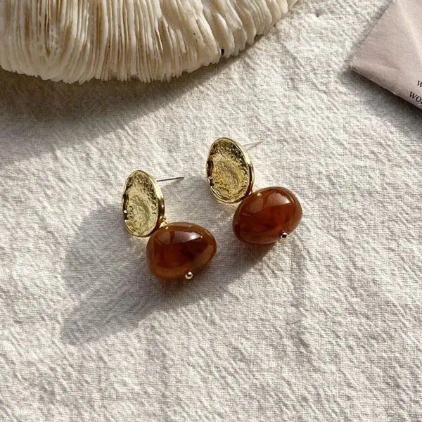 Folded_Circle_Earring_-_Coffee