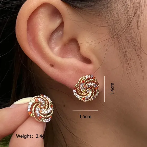 Colorful_Gold-Plated_Ear_Studs