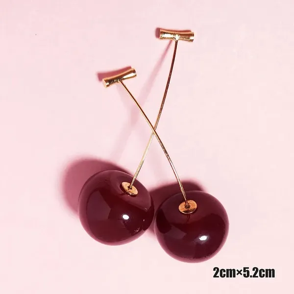 Cherry_Drop_Earring_-_Large_Purplish_Red