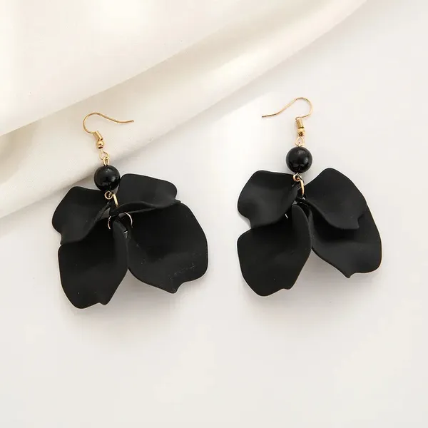 Korean_Style_Tassel_Earring_-_Black