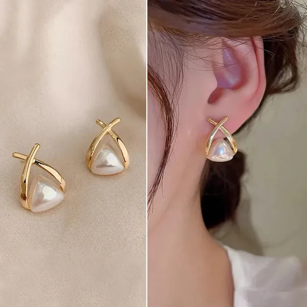 Cross_Pearl_Stud_Earrings