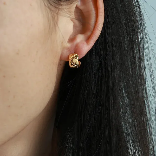 C_Shape_18K_Gold_Plated_Stud