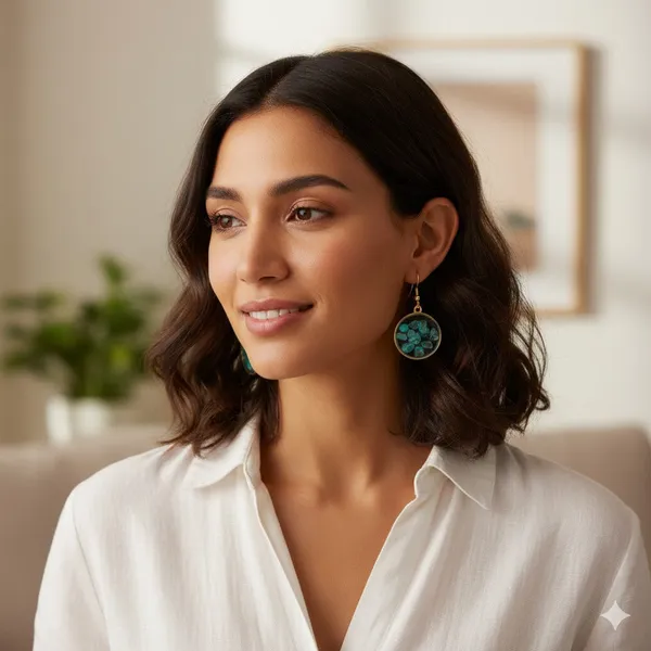 Aqua_Resin_Earring_-_Blue