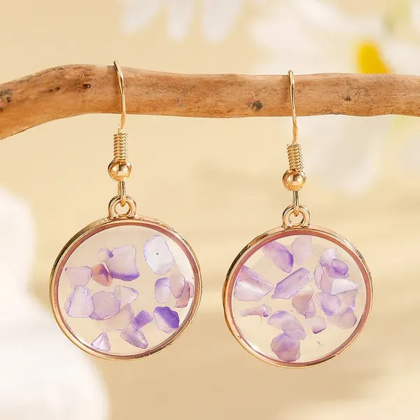 Aqua_Resin_Earring_-_Purple