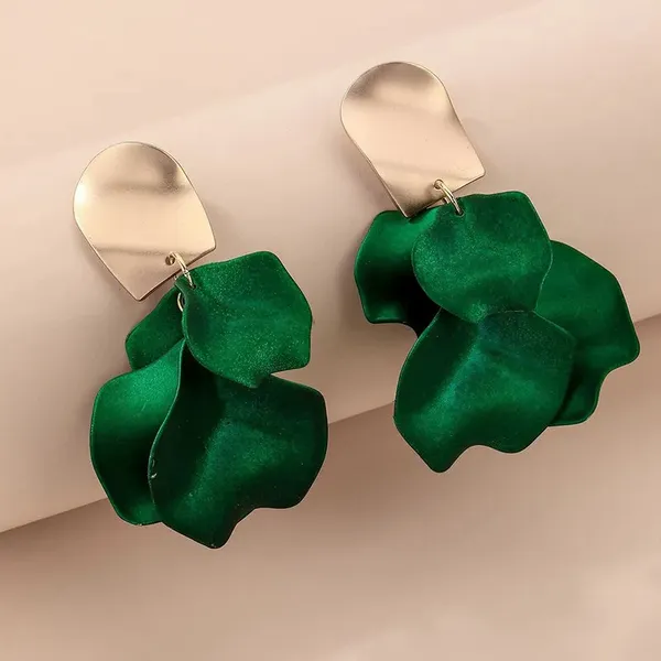 Korean_Style_Tassel_Earring_-_Green