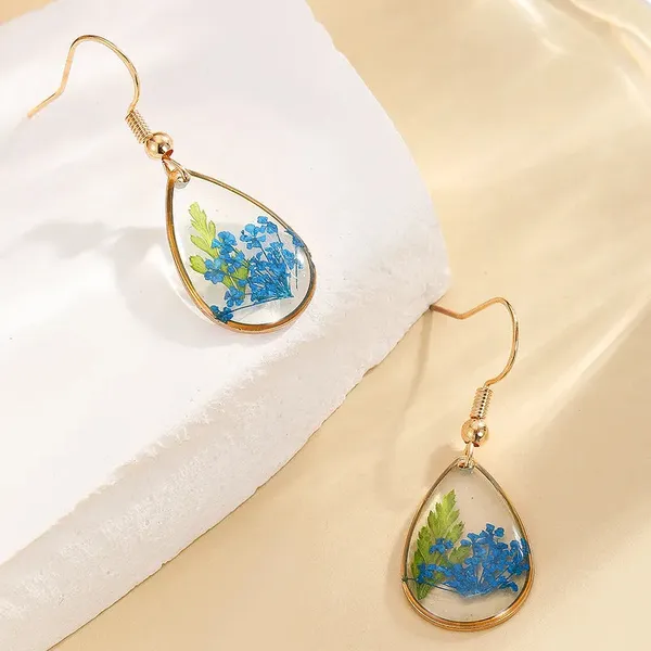 Water_Drop_Resin_Earring_-_Blue_&_Green