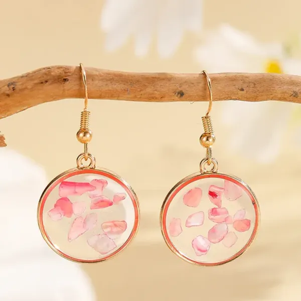 Aqua_Resin_Earring_-_Pink