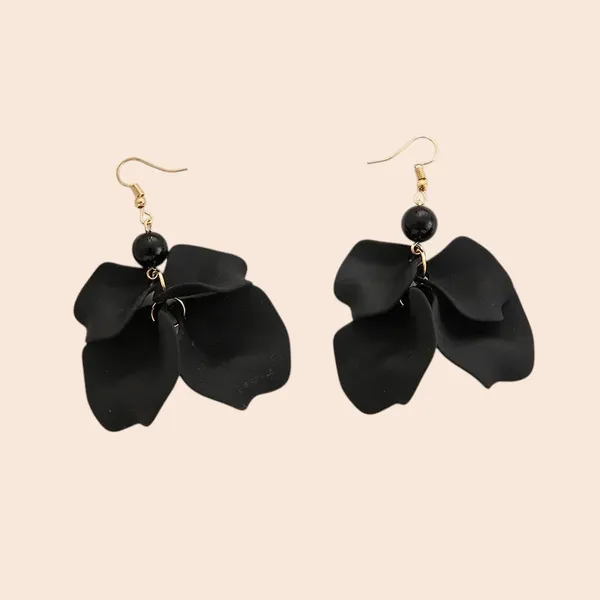 Korean_Style_Tassel_Earring_-_Black