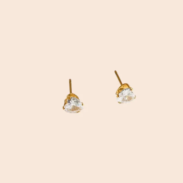 White_Heart_Stud_-_Gold_Plated