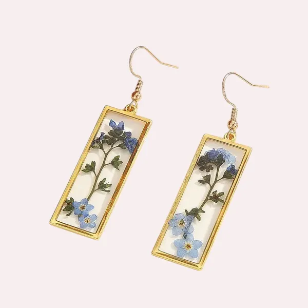 Forget-Me-Not_Resin_Earring