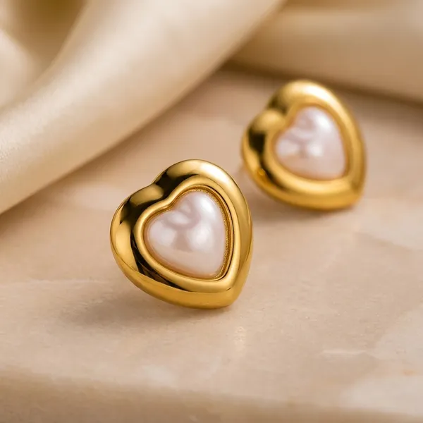 Gold_Plated_Heart_shaped_Earring