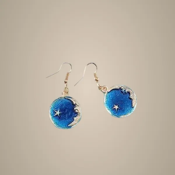 Planet_Ear_Hook_earring