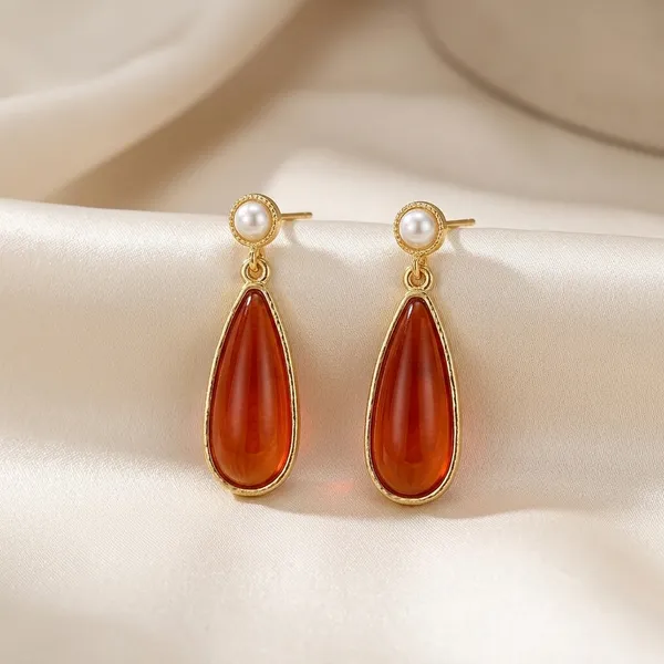 Acrylic_Blooming_Earrings_-_Maroon