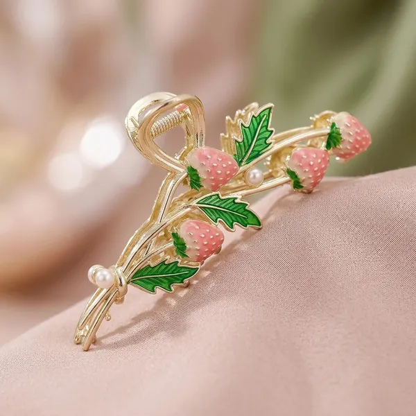 Large_Size_Tassel_Metal_Hair_Clip_-_Strawberry