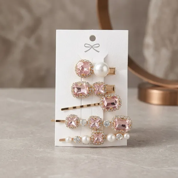 Bow_knot_diamond_metal_hair_clip_-Pink_Diamond