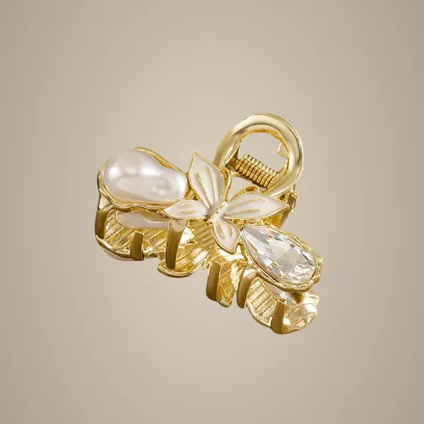 Metal_Butterfly_Hair_Clip_-_White