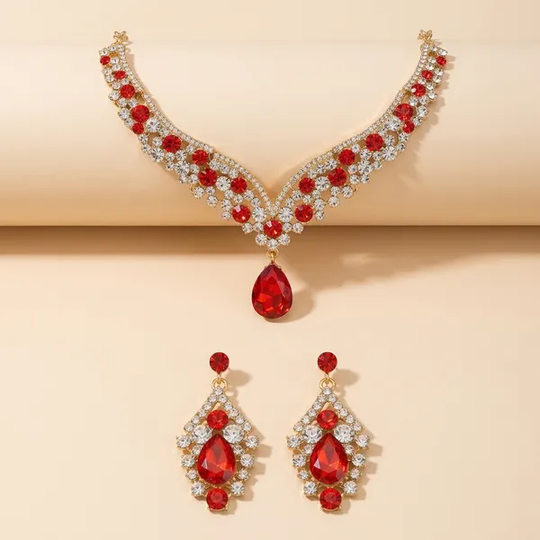 Necklace_Set_Rhinestone_-_Gold_and_Red