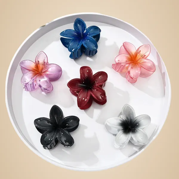 Colorful_plumeria_three_combinations_clip_Pack_Of_6