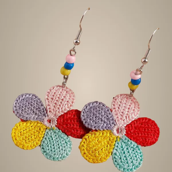 Flower_Cloth_Earrings