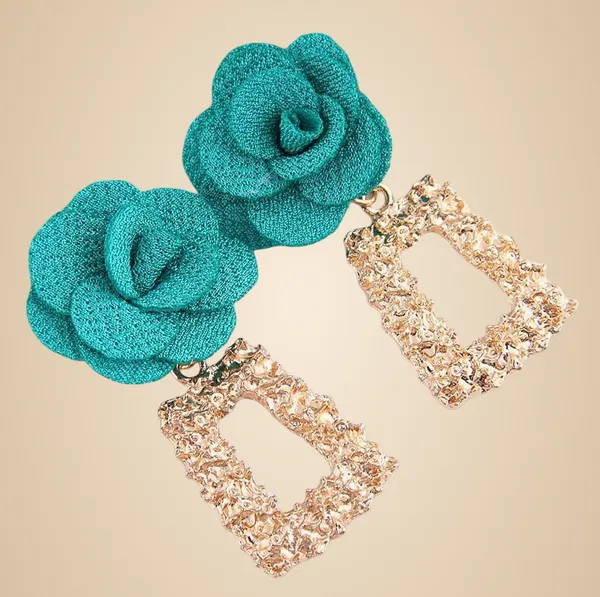 Green_flower_earring