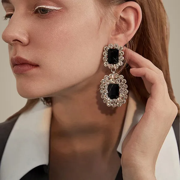 Black_Gemstones_Drop_Earring